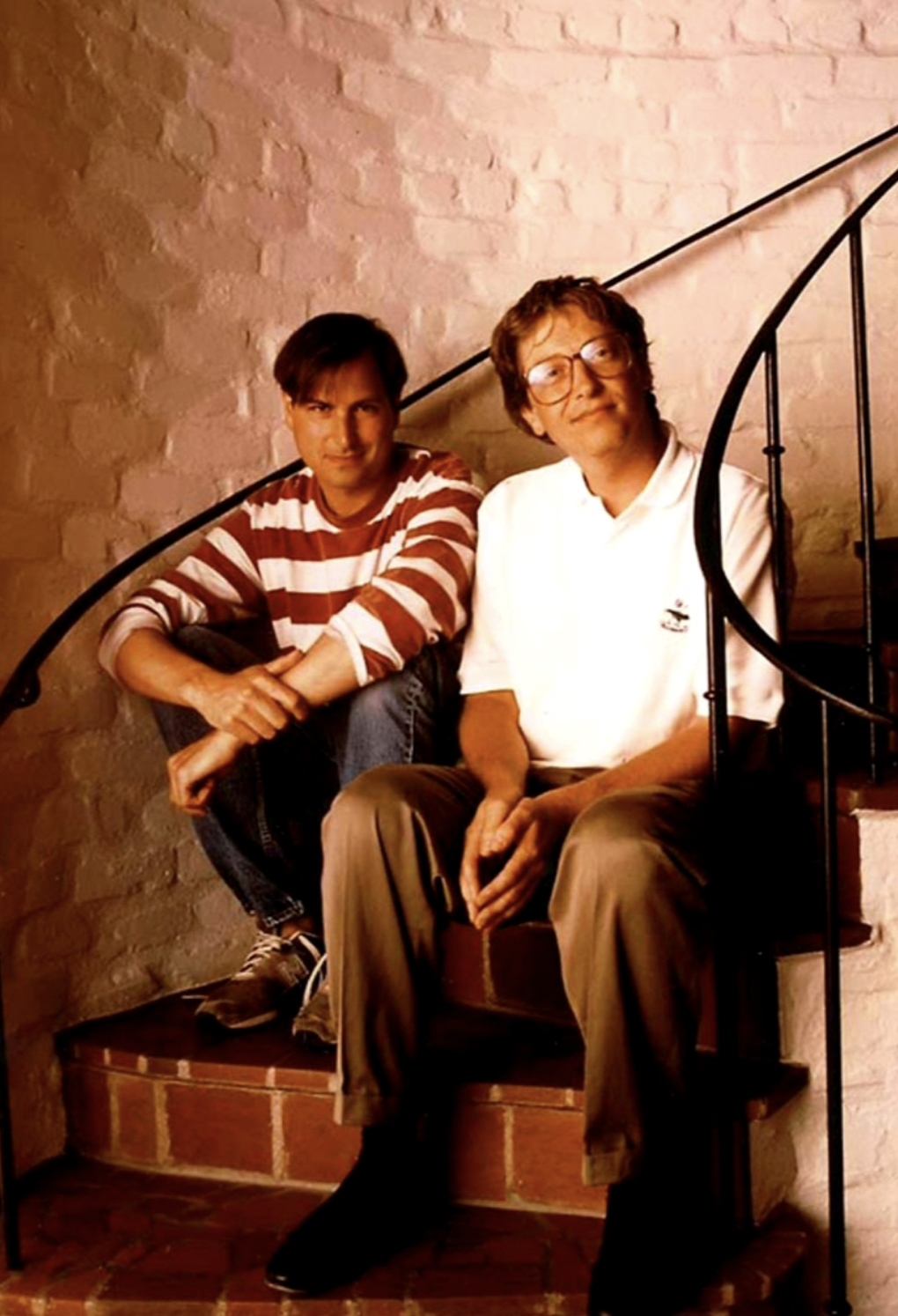 steve jobs and bill gates young